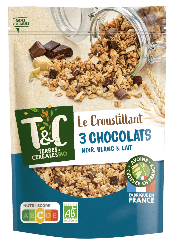 Le croustillant 3 chocolats