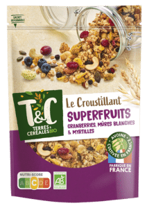 Le croustillant super fruits