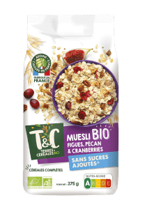 Muesli figues, pécan et cranberries