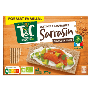 Tartines craquantes au sarrasin