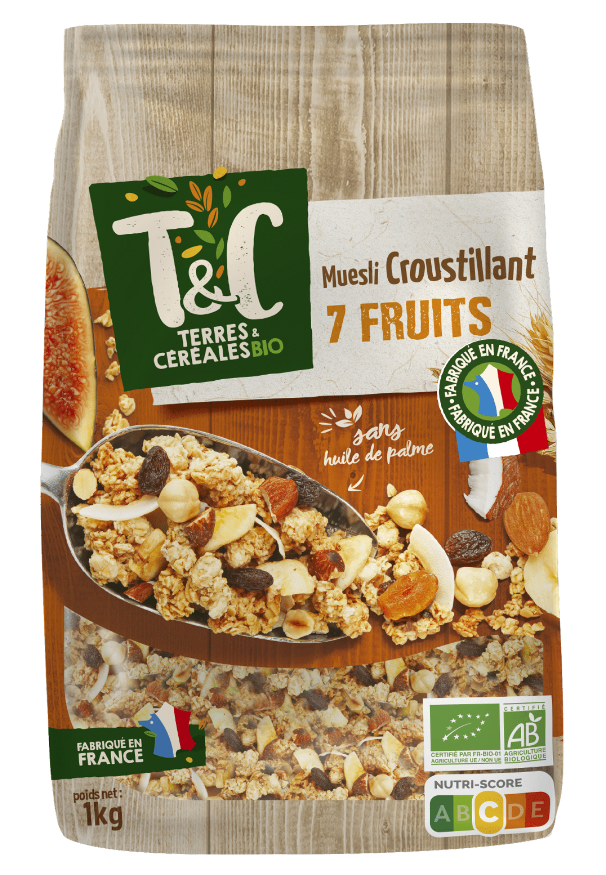 Muesli croustillant aux 7 fruits