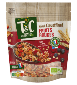 Muesli croustillant fruits rouges