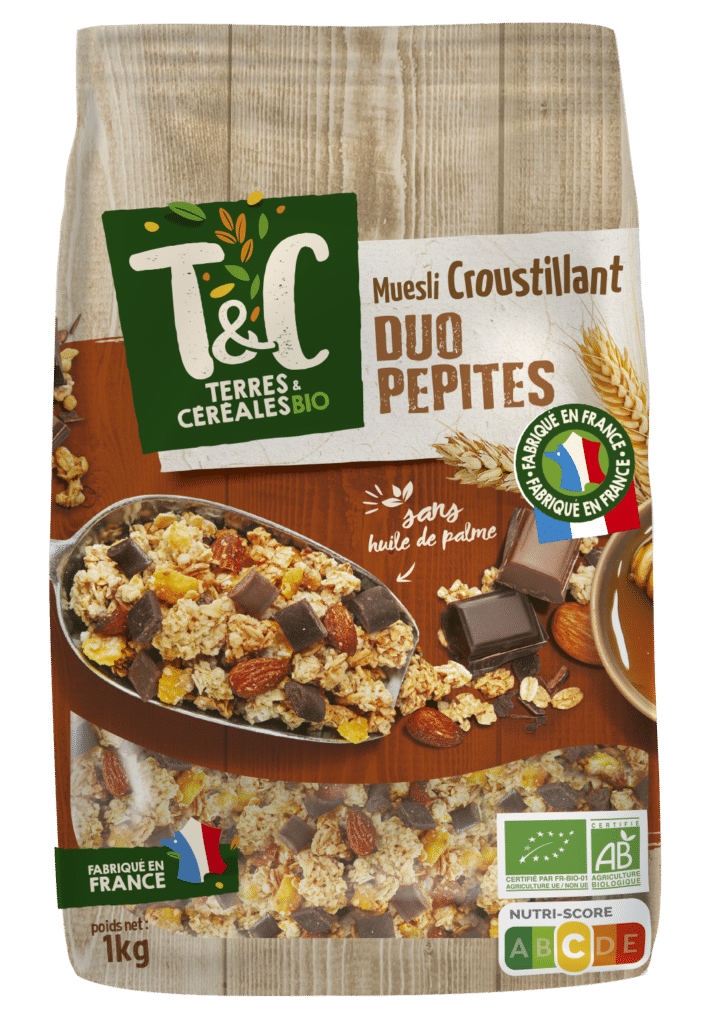 Muesli croustillant duo pépites