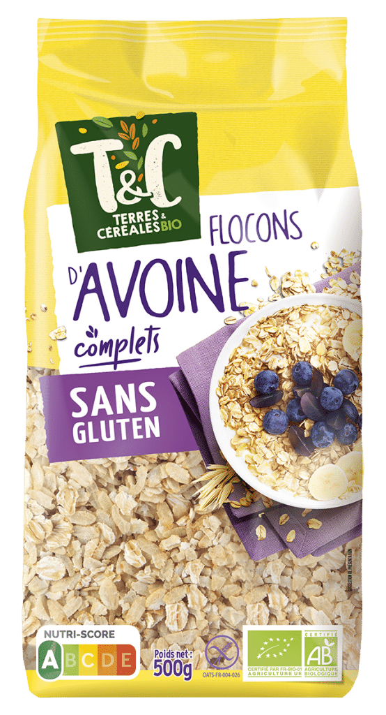 Flocons d’avoine sans gluten 500g