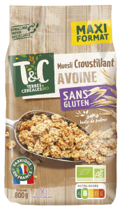 Muesli croustillant avoine sans gluten